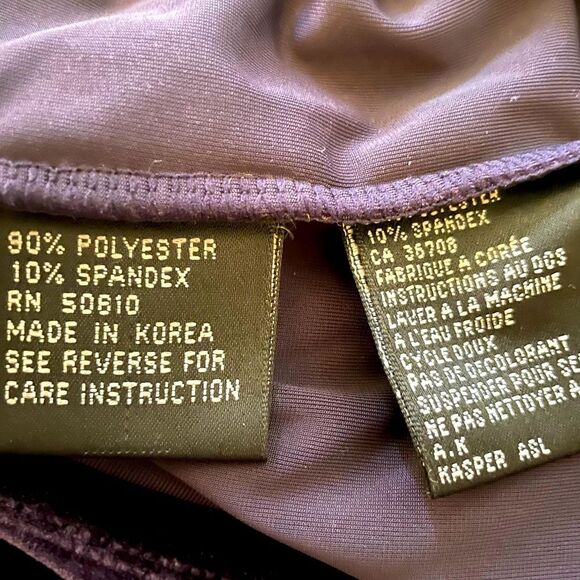 Kasper & Co. ASL Sleeveless Velvet Top | Size M | NWT - Picture 8 of 10
